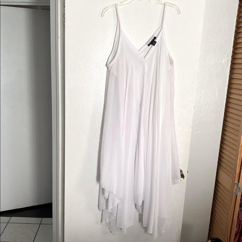 Sheer white dress